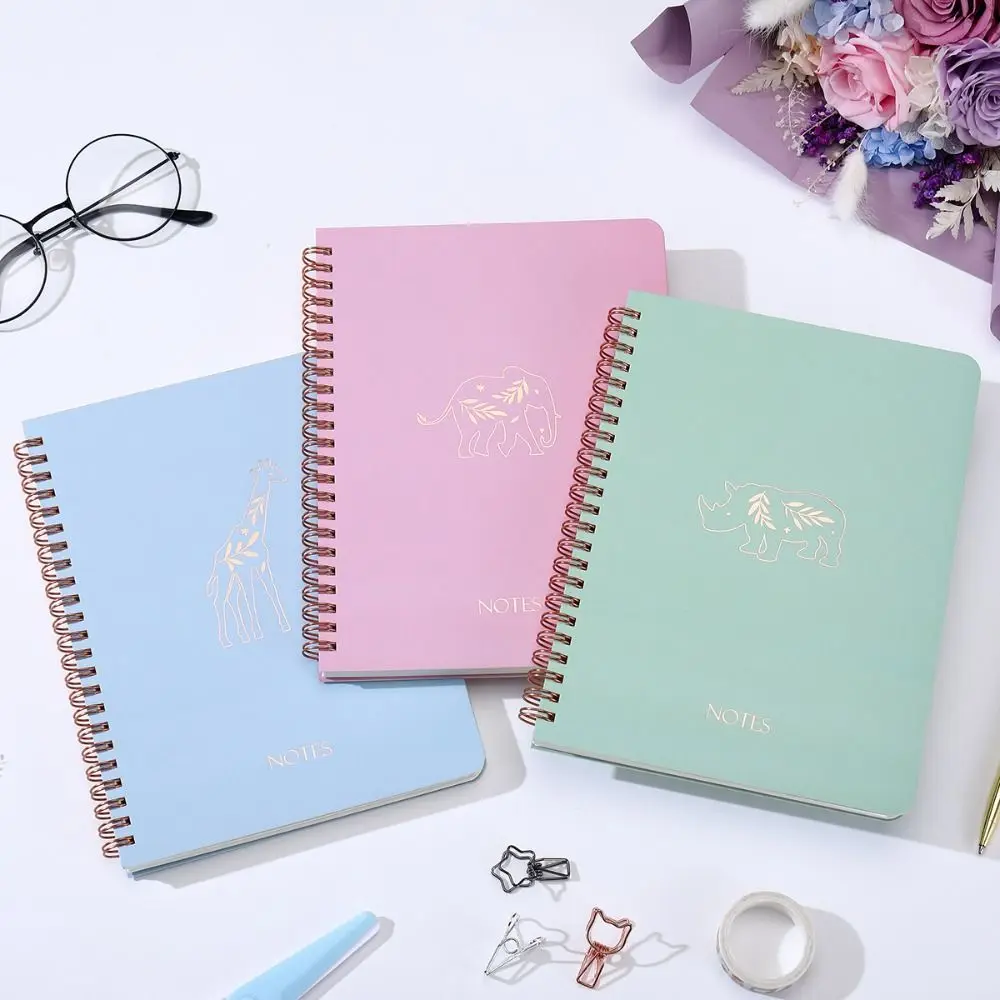A5 Coil Notebook Original Morandi Notebook New Loose-leaf Book Simple Notepad Student Office Creative Journal Notebook