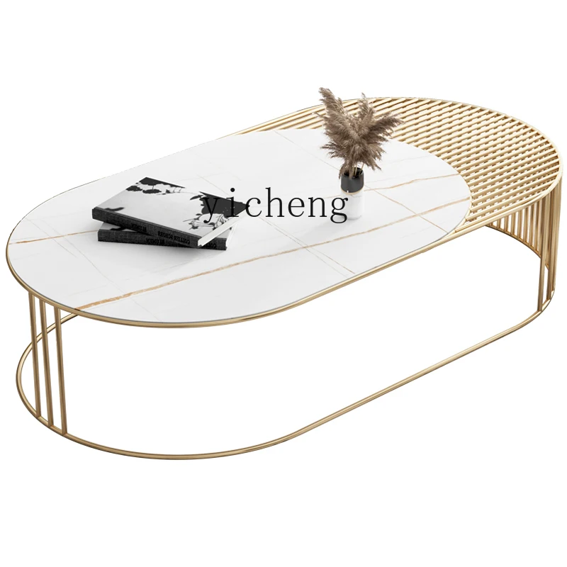 

Роскошный современный журнальный столик ZK для дома, простой круглый маленький столик, чайный столик для гостиной