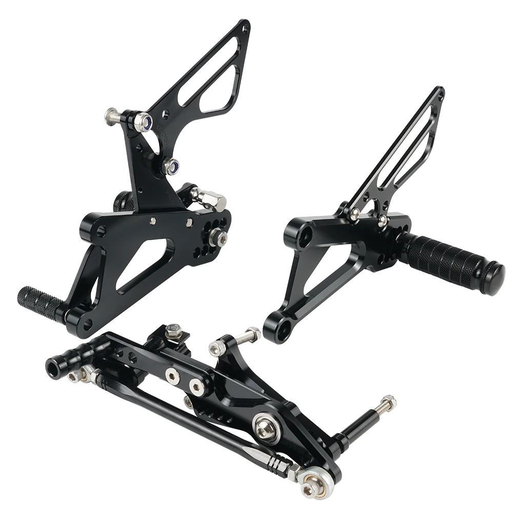 

Motorcycle CNC Aluminum Racing Adjustable Rearset Foot Pegs Rearsets For Triumph Daytona 675 2006 2007 2008 2009 2010 2011 2012