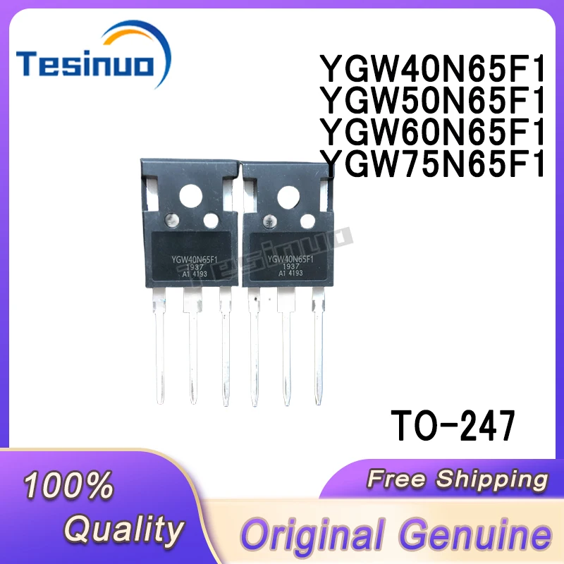 5-10/szt. Nowy oryginalny YGW40N65F1 YGW50N65F1 YGW60N65F1 YGW75N65F1 40N65 50N65 60N65 TO-247 chip w magazynie