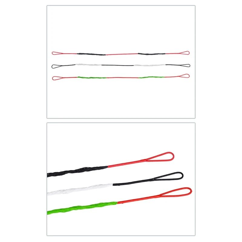 1 Piece Of 26.5 Inch Bowstring With End Cap For CRS-004C Cross 175 Lbs Tensile Weight Polyester Fiber Cross Bow