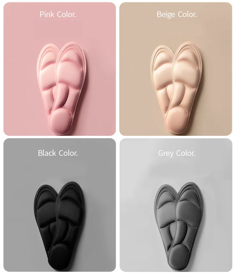5D Massage Memory Foam Einlegesohlen Für Schuhe Sohle Atmungsaktive Kissen Sport Lauf Einlegesohlen Für Füße Orthopädische Einlegesohlen – Detail 5