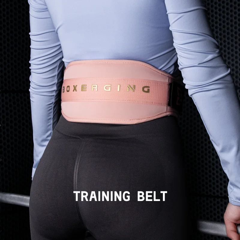 Pink Waist Protection Belt Women Support Fitness Weight Lifting Squat Belt Sport Powerlifting Waist Gym Training Belt