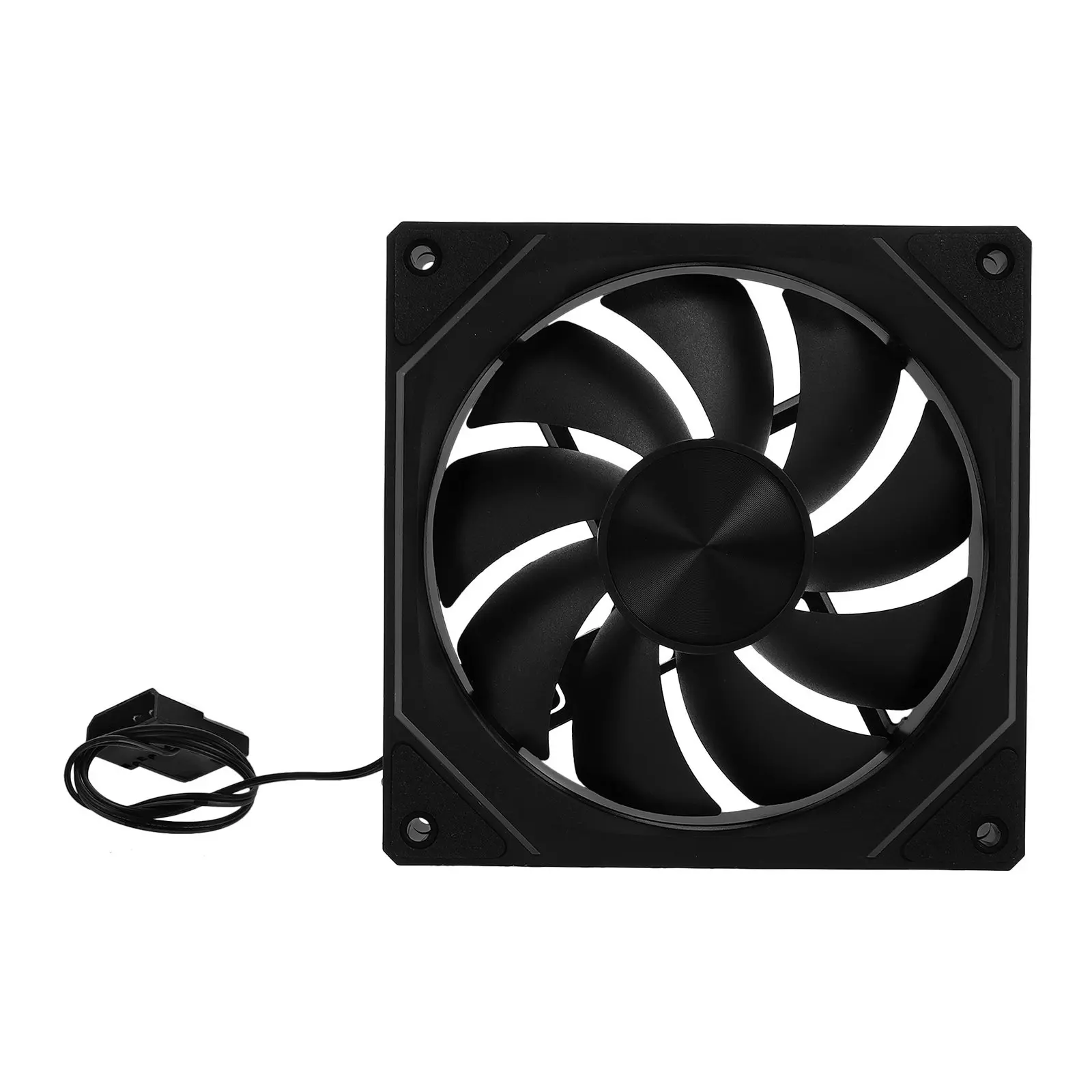 Case Fan Rgb Lighting System Enhanced Cooling Efficiency 800-1600Rpm Adjustable Speed Desktop Computer Cooler Fan