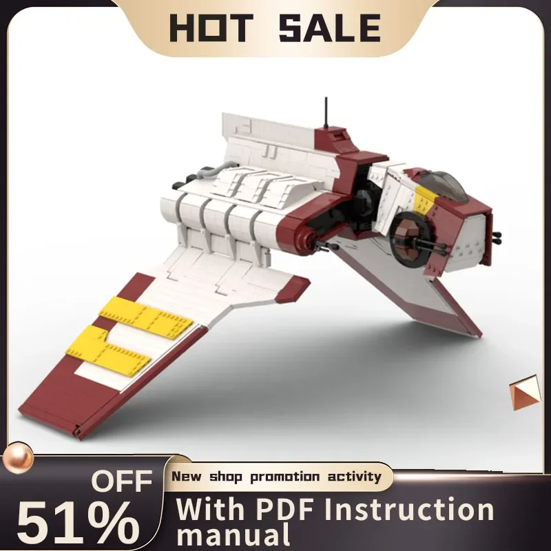 

Новый 3499 шт., знаменитая звезда, боевой фильм Moc Nu Attack Shuttle Fighter, модель Diy, креативные идеи, детская игрушка, подарок на день рождения, строительный блок