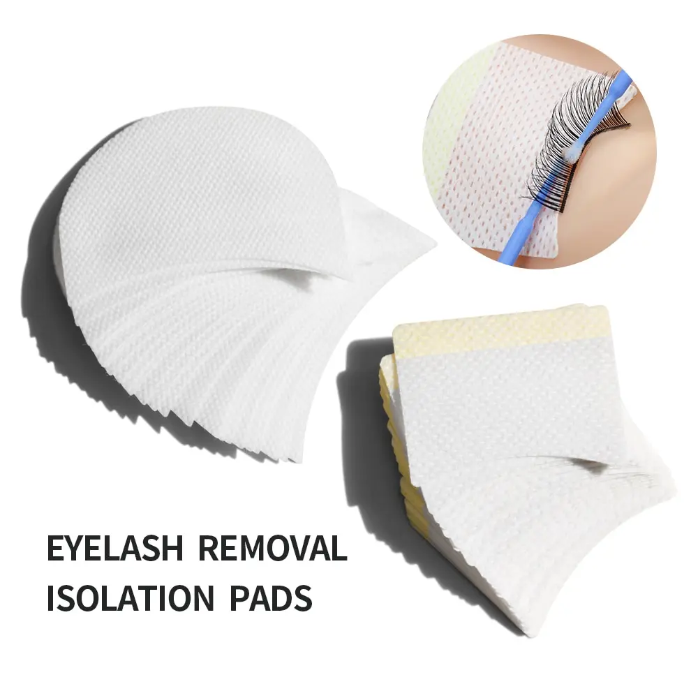 40Pcs Disposable Cotton Eyelashes Patch Sticker For Removing Eye Pads Patch