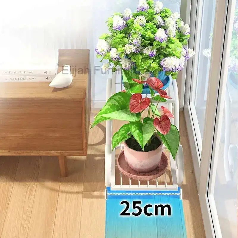 Simple Modern Flower Stand Aesthetics Indoor Accessorie Organizer Flower Stand Living Room Decorations Plantenrek Home Furniture