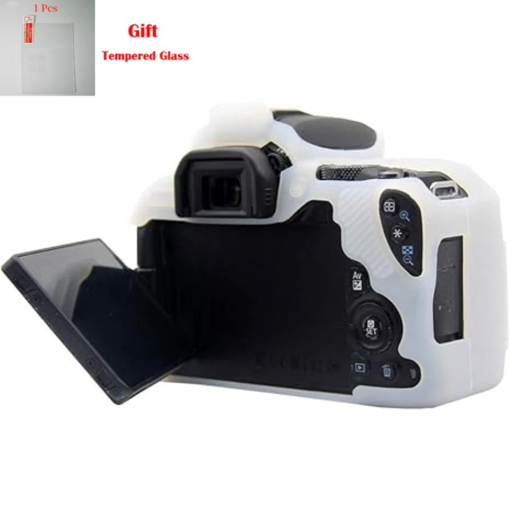 

Camera Bag , Accessory Silicone Cover，For Canon EOS 200D Mark II 250D Rebel SL2 SL3 Body Cover Protector
