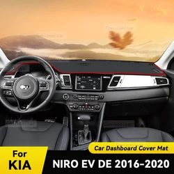 Dashboard Cover Mat Protective Pad For KIA NIRO DE EV 2016-2020 Car Accessories Dash Board Sunshade Anti-UV Carpet Dashmat