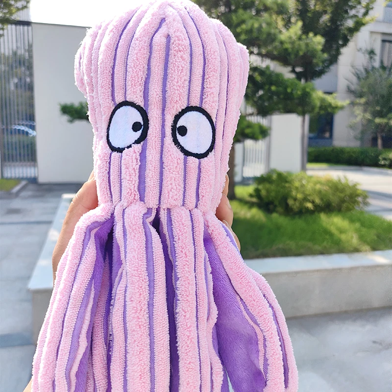 Pet Plush Toy Cat Dog Voice Octopus Shell Puzzle Toy Bite Resistant Interactive Pet Dog Teeth Cleaning Chew Toy Pet Supplies
