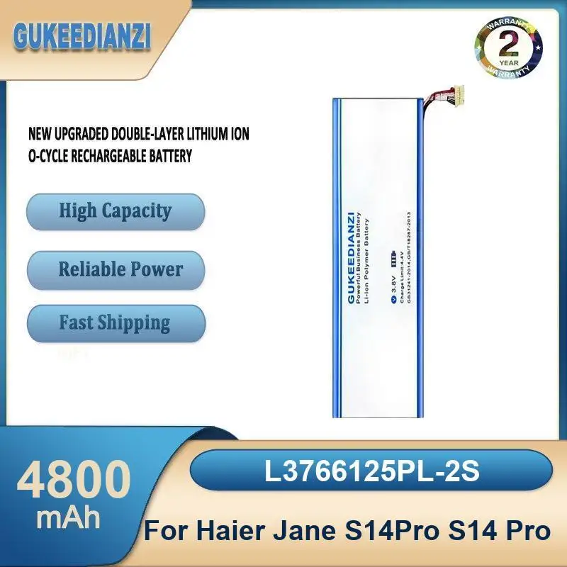 بطارية لـ Haier U144S 10 PIN 7 خطوط دفتر جين S14Pro S14 Pro UTL-3078180-2S L3766125PL-2S قدرة عالية
