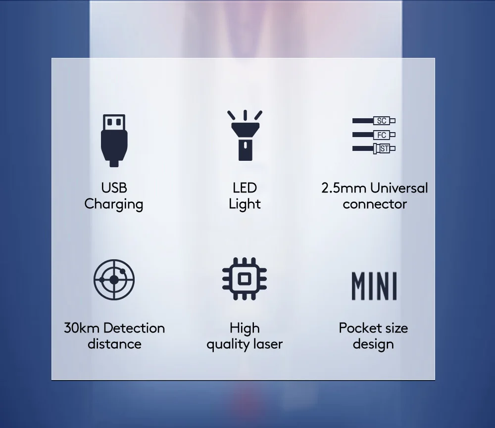 JILONG FTTH VFL Optical Fiber 3A Laser Mini Visual Fault Locator 650nm With LED Light 10mW 20mW 30mW Up to 30Km