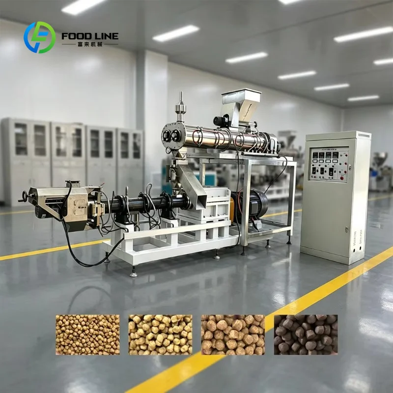 Customized Single Screw Floating Fish Feed Extruder Machine Single Unit Aquatic Feed Pellet Puffing Machine for Fish Farm