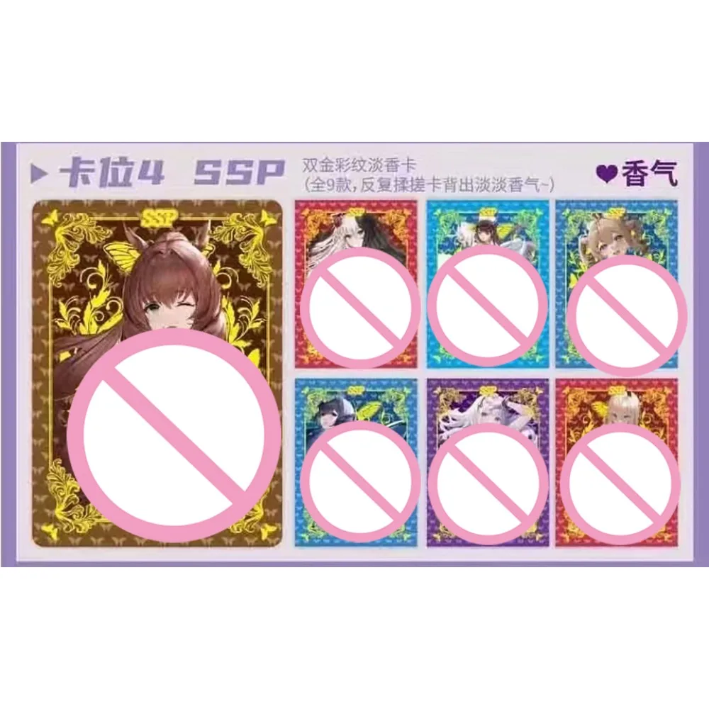 Goddess Date Collection Cards Classic Popular Anime Game Girl Party Feast Charm Temptation Exquisite Character Cards Toys Gifts