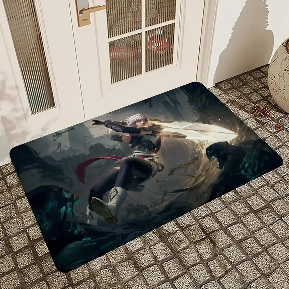 Riven LOL League of Legends Floor Mat Entrance Door Mat Nordic Style Home Doormat Bathroom-Toilet Mats Bedroom Hotel Decor Mat