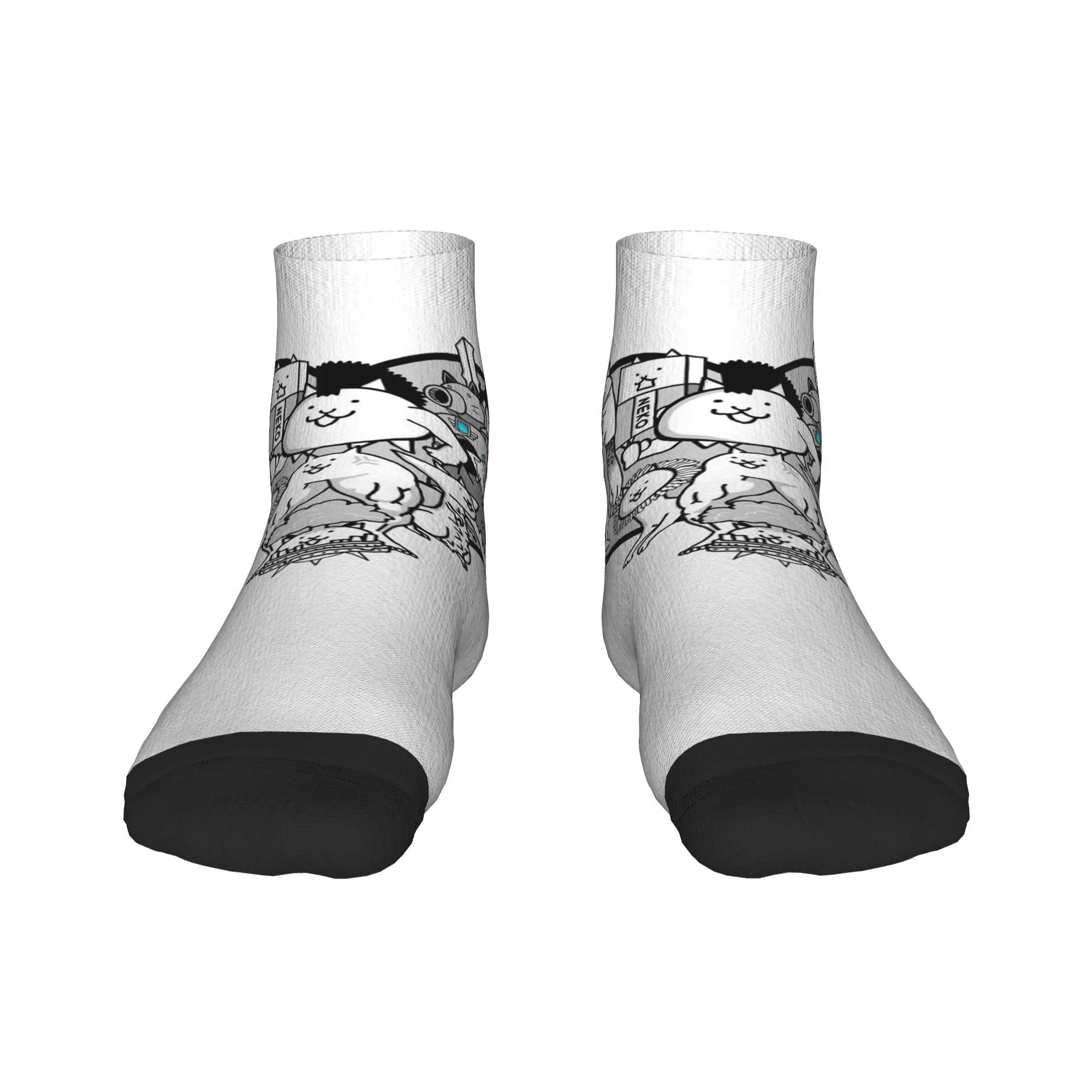 

Носки с росписью Battle Cats True Form, супер мягкие чулки в стиле Харадзюку, всесезонные носки, аксессуары для унисекс, рождественские подарки