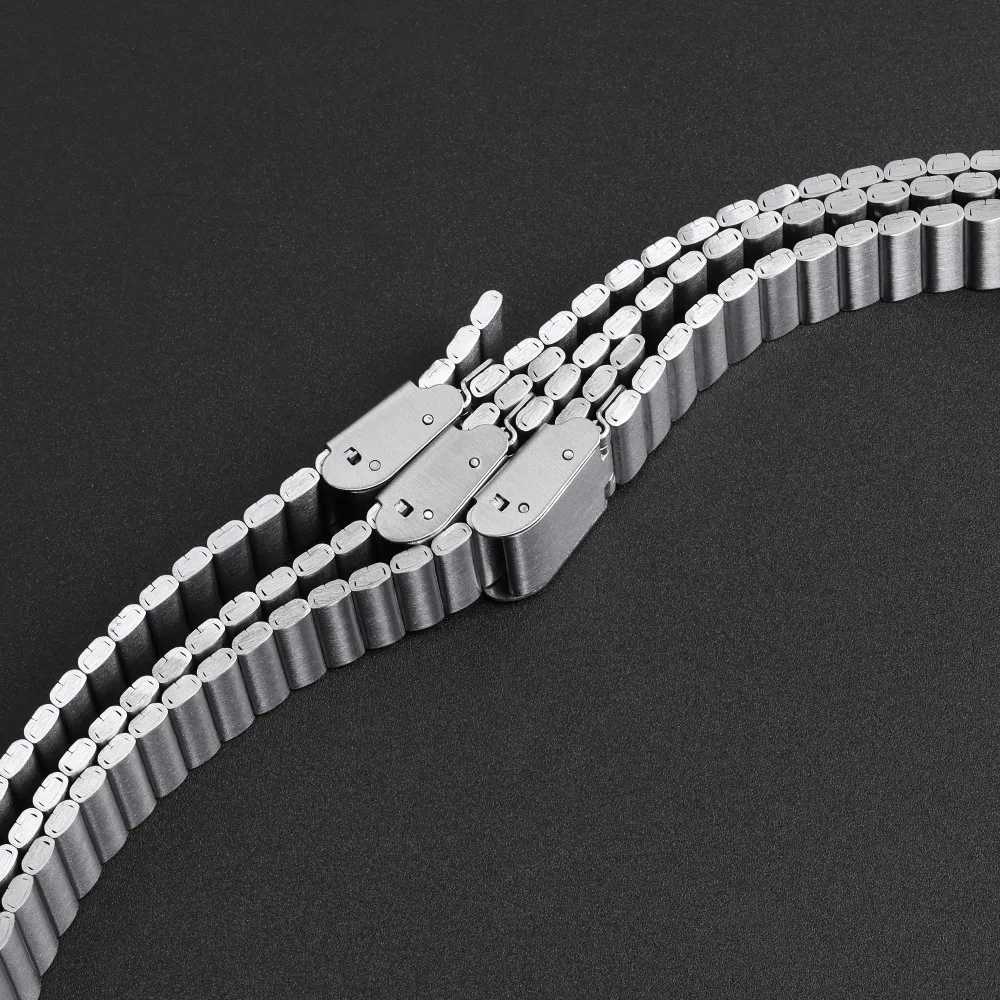 10/12/14/16/18/20mm Ultra-thin Metal Watch Straps Stainless Steel Watch Band for Omega Men Women Bracelets Wristbelt Accessories