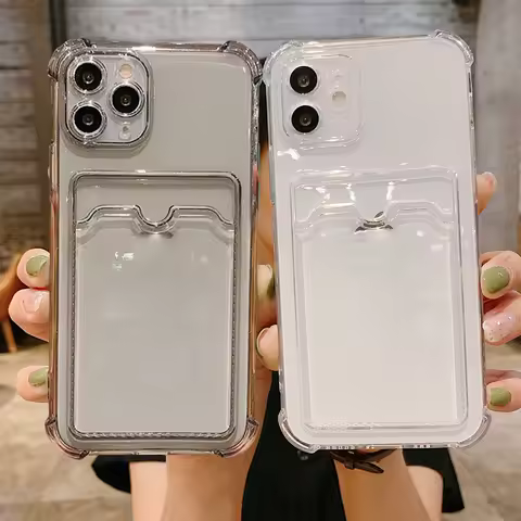 Card Slots Case For Samsung S25 S24 S23 Ultra S21 S20 FE S22 Plus A56 A36 A26 A55 A54 A53 A52S 5G A33 A13 A23 A32 A34 A35 Cover
