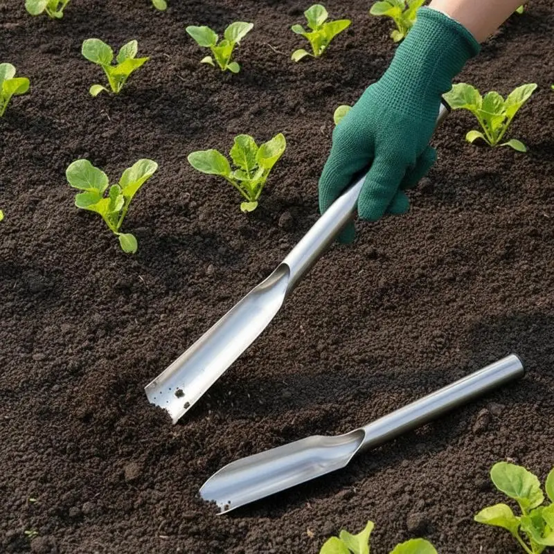 High Quality Stainless Steel Mini Garden Shovel Portable Hand Trowel for Flower Planting Patio Small Garden Work