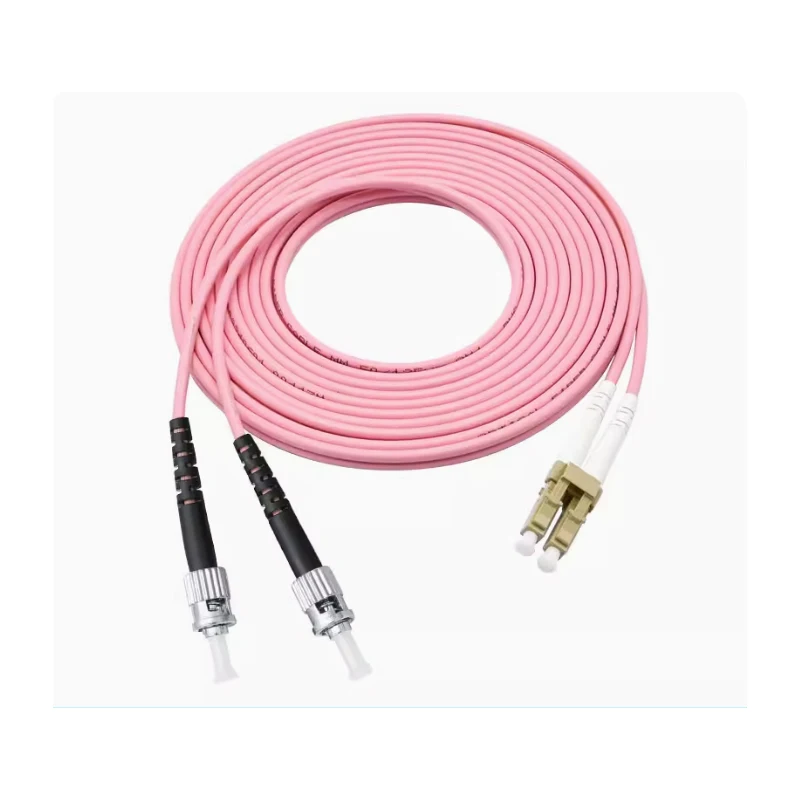 

1-100M OM4 10 Gigabit multimode Fiber Optic Patchcord FTTH LC-ST dual core MM optical fiber extension cable jumper