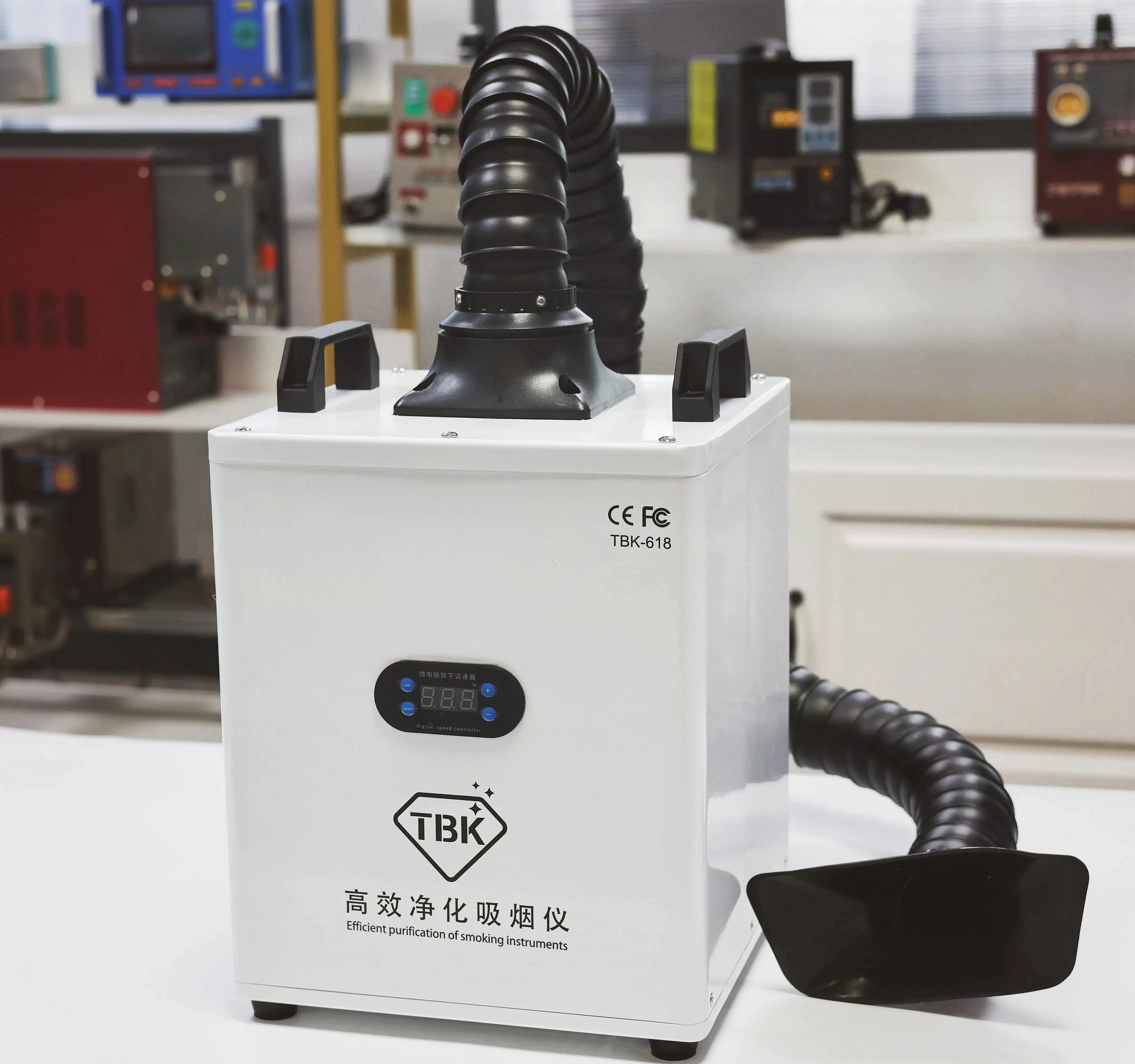 

TBK-618 Smoking Instrument Welding Smoke Fume Extractor Laser Dust Smoke Purifier Cleaner Fume Extractor Purification TBK 618