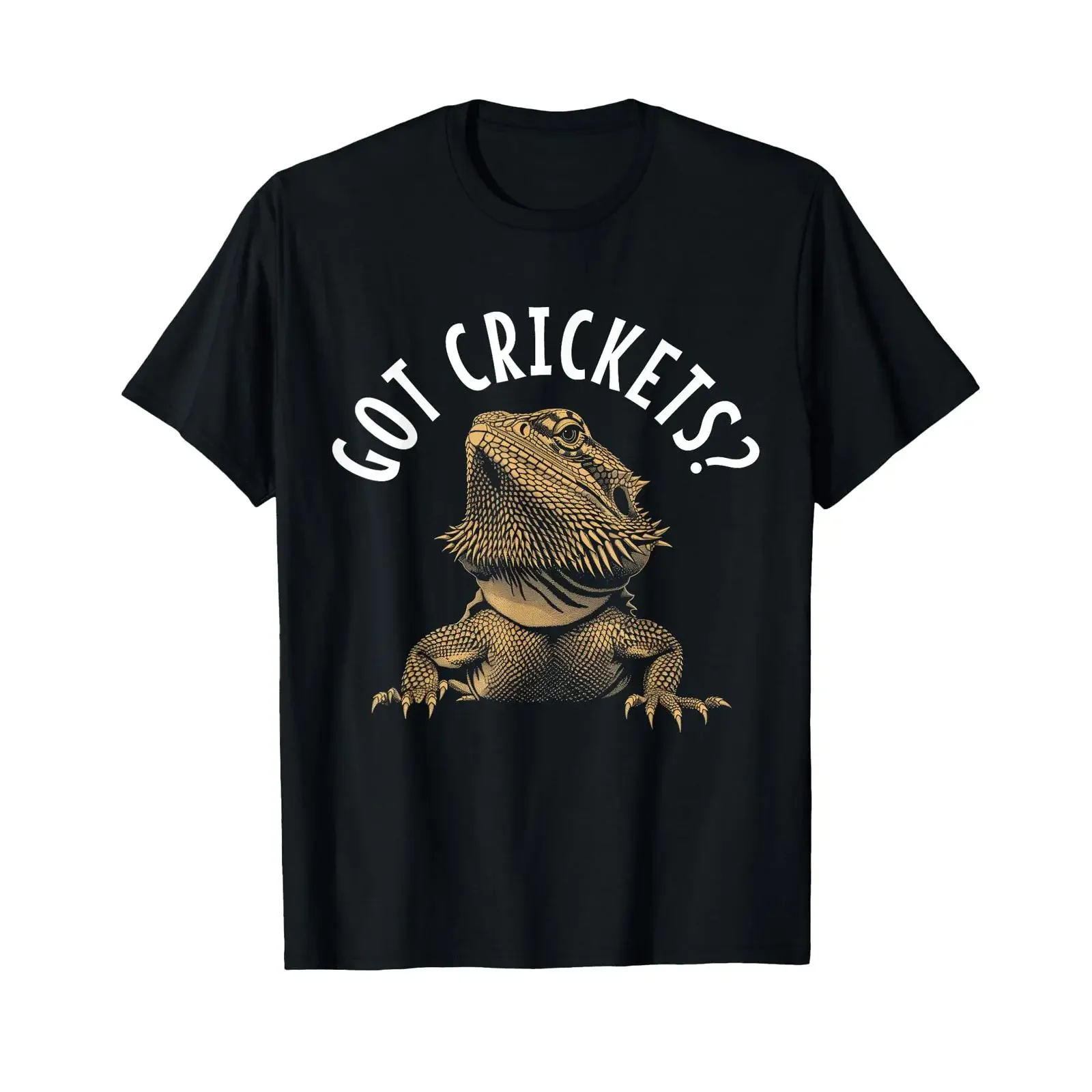 Bearded Dragon Got Crickets Funny Reptile T Shirt vintage Washed Stylish fashion Versatile designer clothes graphic Comfortable