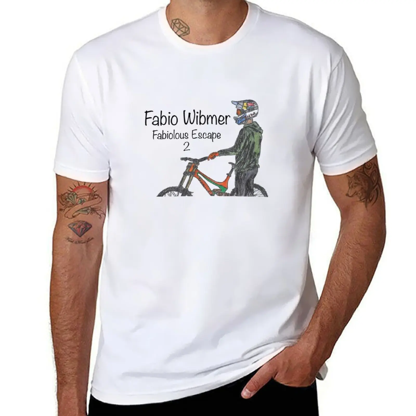 

Fabio Wibmer Fabiolous Escape 2 T-Shirt man t shirts cotton t shirts for man pack white anime t shirts oversize T-Shirt