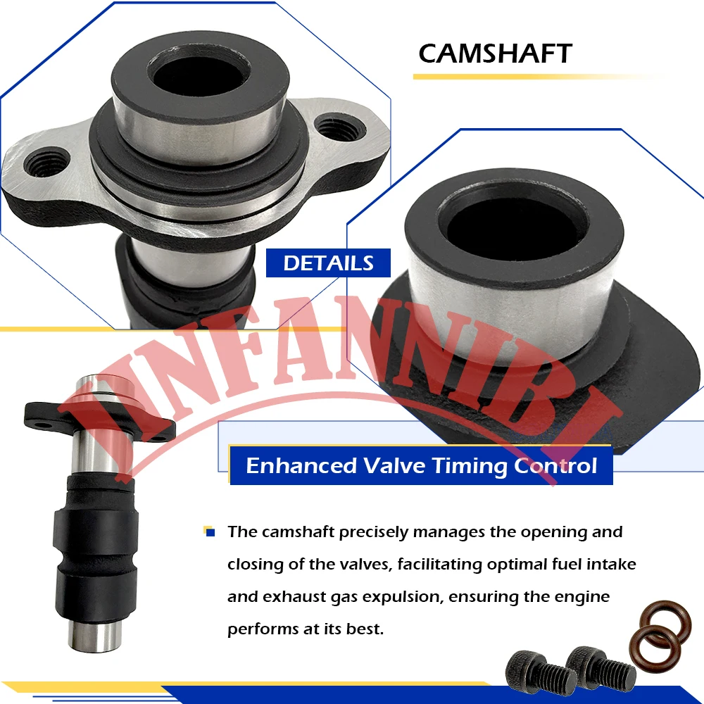 Cam Shaft & Timing Chain Kit with Bolts For Honda Fourtrax 300 TRX300 TRX300FW