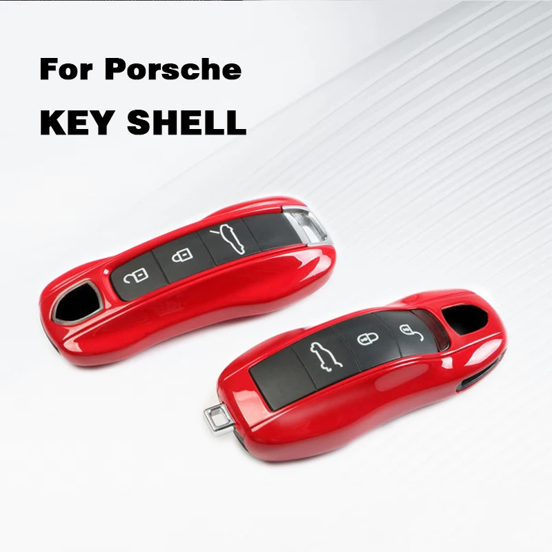 

For Porsche Panamera Cayenne Macan 718 Cayman Boxster 911Taycan Car Personalized Key Case Protective Shell For Green Arrow Cover