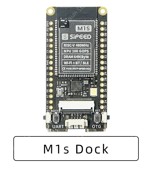 M1s Dock AI + IoT BL808 RISC-V Linux artificial intelligence development board