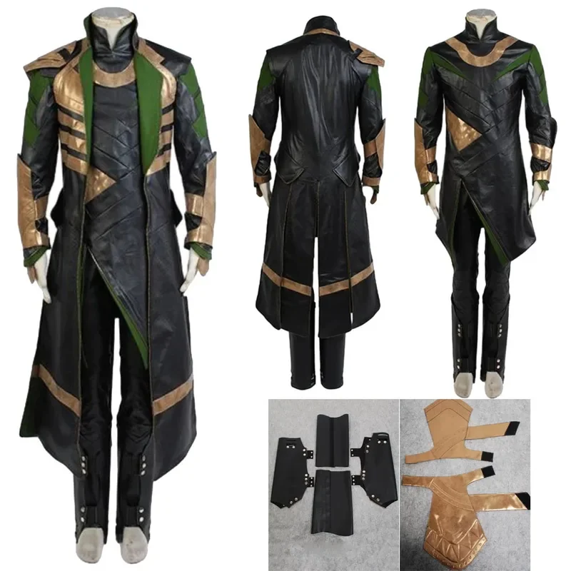 

Dark World Loki Cosplay Men Costume 2023 TV Super Villain Battle Suit Disguise Adult Male Fantasia Roleplay Halloween Outfits