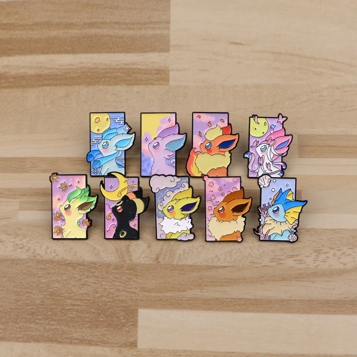 لطيف أنيمي قزم المينا دبابيس الكرتون الحيوانات بروش التلبيب شارة بدبوس على ظهره الملابس والاكسسوارات مجوهرات الأزياء هدايا الأصدقاء #2