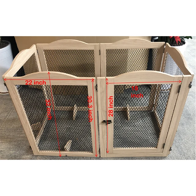 Total Win Freestanding Wire Pet Gate For Dogs, 31.5 Inches High For The House, Doorway, Stairs, Safety Invisible Dog Fence