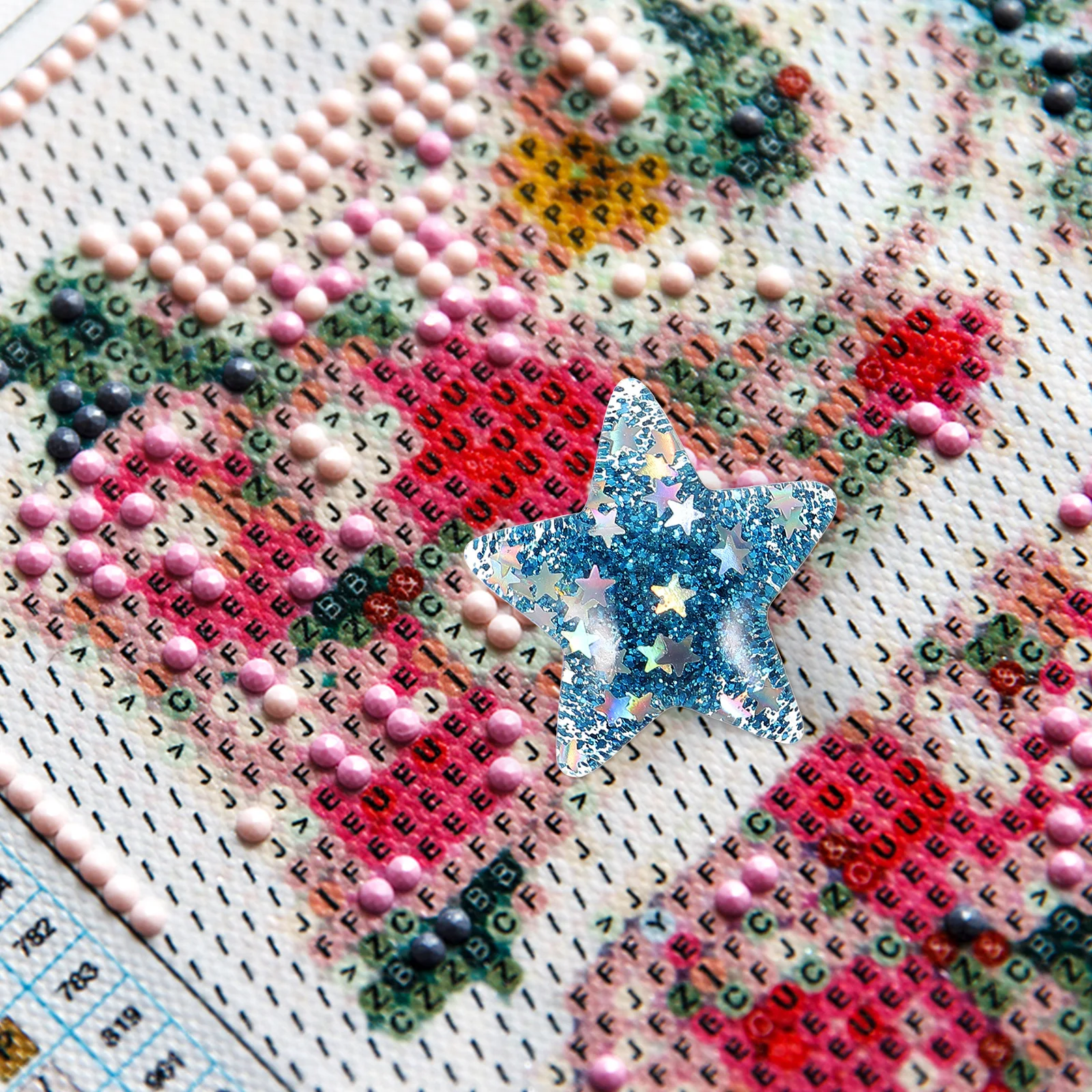 

6Pcs Diamond Paint Star Locator Magnetic Tool for Accurate Positioning Square Round Drill Fixer Enhance DIY Diamond Art