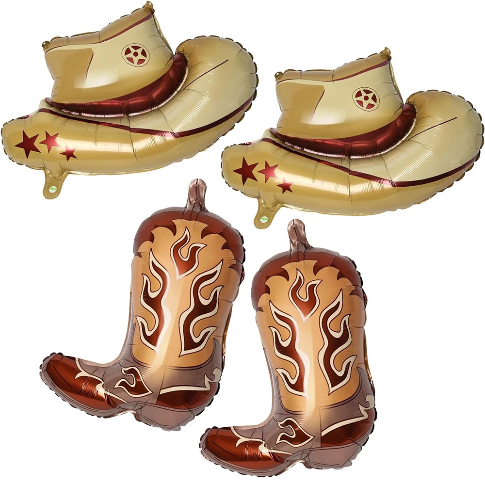 Pferd Geburtstag Dekoration Banner Ballon Holzmaserung Kunststoff Tischdecke Pappteller für rustikale Western Scheune Cowboy Partyzubehör – Detail 18