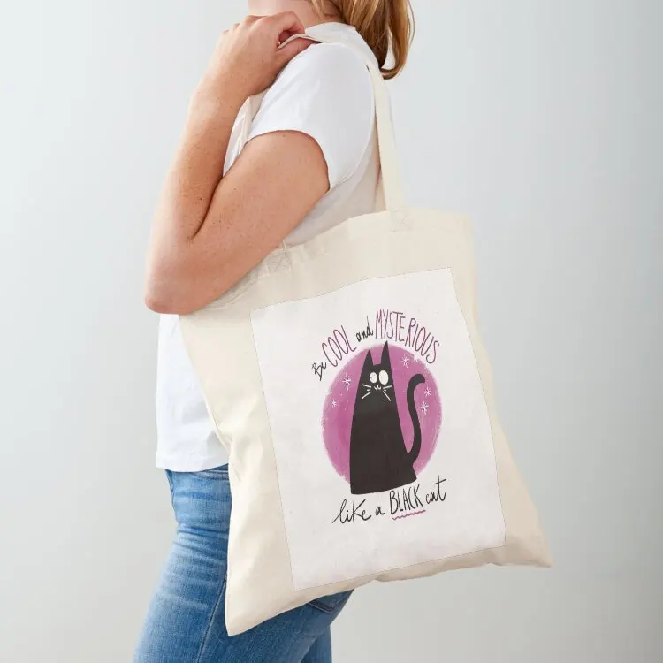

Black cat mood Tote Bag personalized tote bag Custom bag shoping canvas tote bags