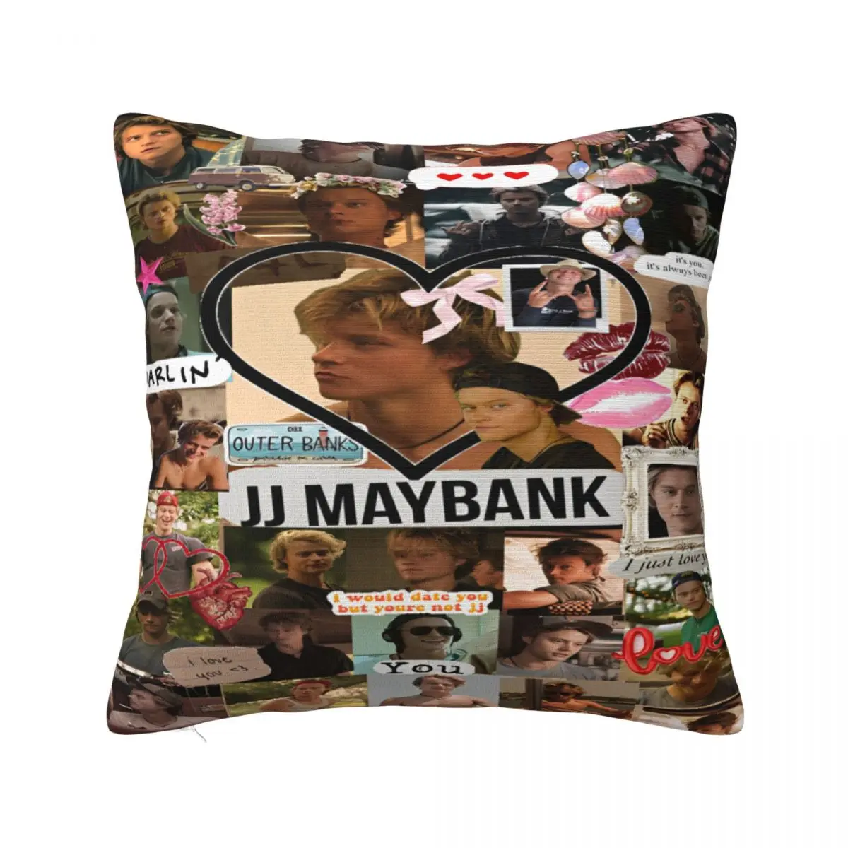 Rudy Pankow JJ Maybank Pillowcase Accessories Printed Cushion Cover Throw Pillow Cover Home Decor Zipper Multi Size