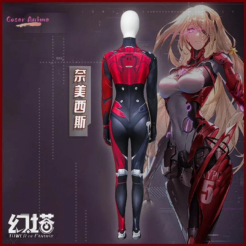 Coser Game Tower of Fantasy NEMESIS Косплей Костюм Униформа Хэллоуин Карнавал Вечеринка Рождественская игра Ролевая одежда Одежда