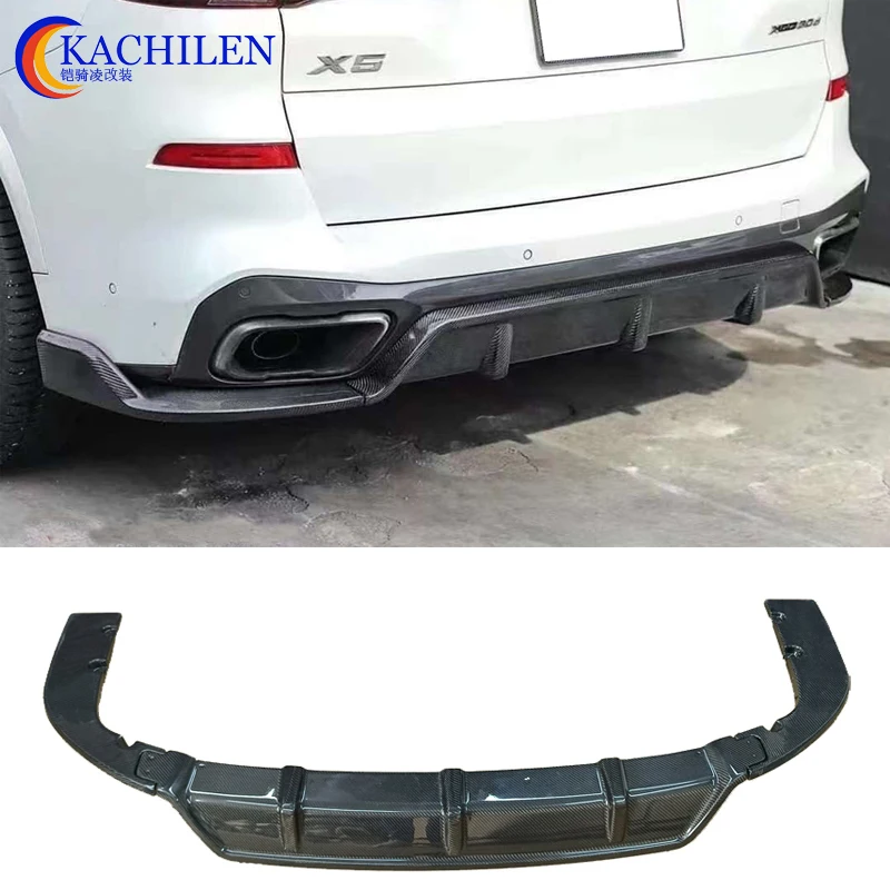 X5 G05 True Carbon Fiber Rear Diffuser Sports For BMW X5