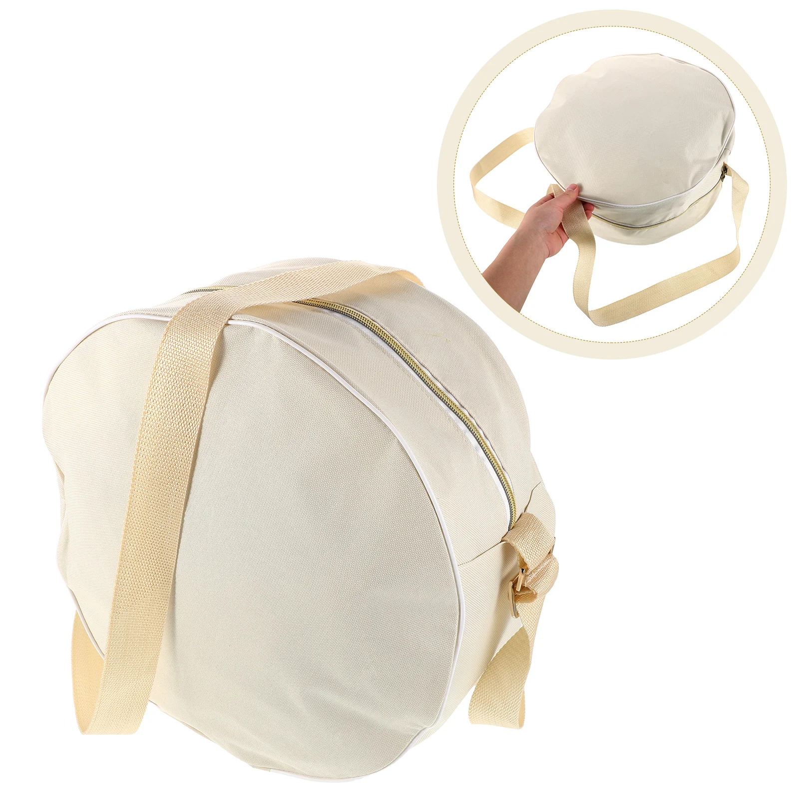 

Lightweight Yoga Wheel Bag Pockets Thickened Cushioning High Density Material Portable Fitness Equipment Bag For Women Gym