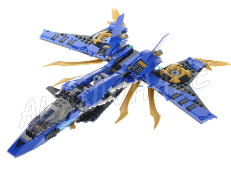 524pcs Shinobi Jay Storm Fighter Jet Flying Machine Snake 11162 Building Blocks Sets Bricks Compatible with Model