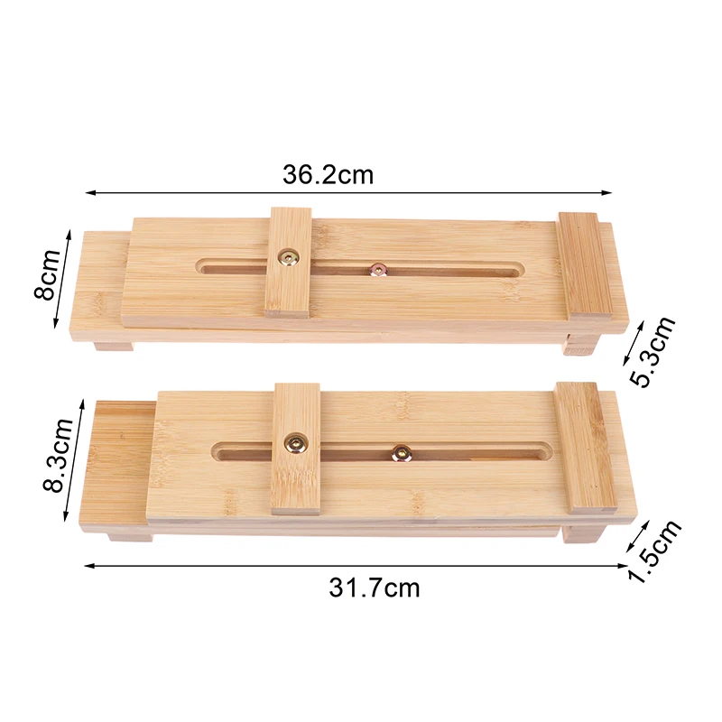 Supporto per pietra per affilare telescopico regolabile, supporto per fissaggio in legno per pietra per affilare scorrevole, accessorio con base in bambù