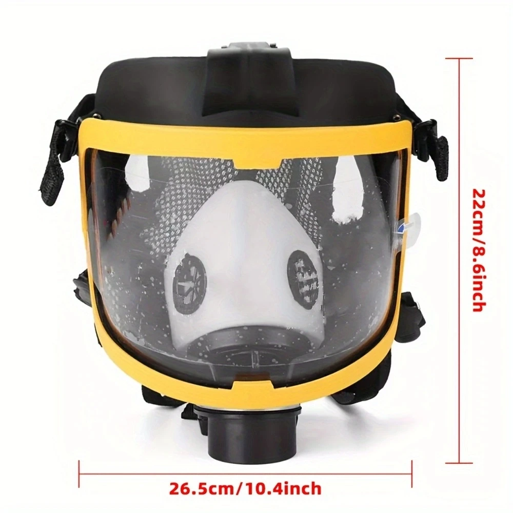 Gas mask, spray paint, chemical formaldehyde, ammonia gas protection mask, activated carbon fire protection, military dust, labo