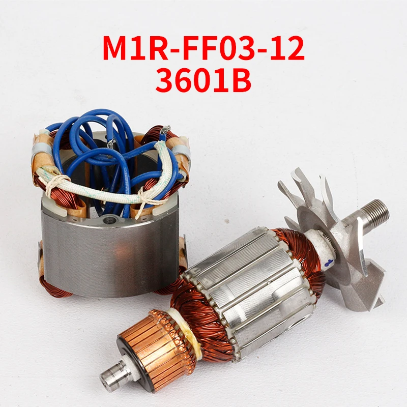 Estator do Rotor para Makita 3601b para Dongcheng M1r-ff0312 Baquelite Fresadora Máquina de Gravura Armadura Âncora Bobina Peças do