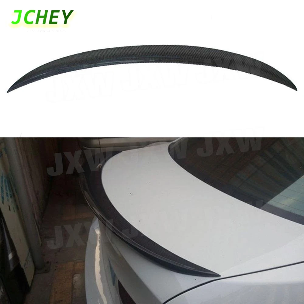 

JCHEY For BMW E90 Carbon Fiber Rear Trunk Spoiler For BMW 3 Series E90 350i 325i 2005 - 2012 FRP Car Boot Spoiler Wing Body Kits