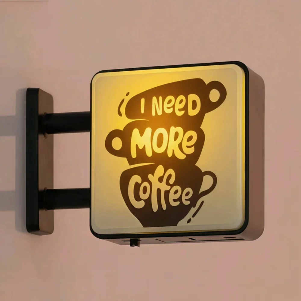 Neue japanische U-Bahn-Stationsschilder, Mini-Kühlschrankaufkleber, Café-Ladenschild, Ambient-Lightbox, Kühlschrankmagnet