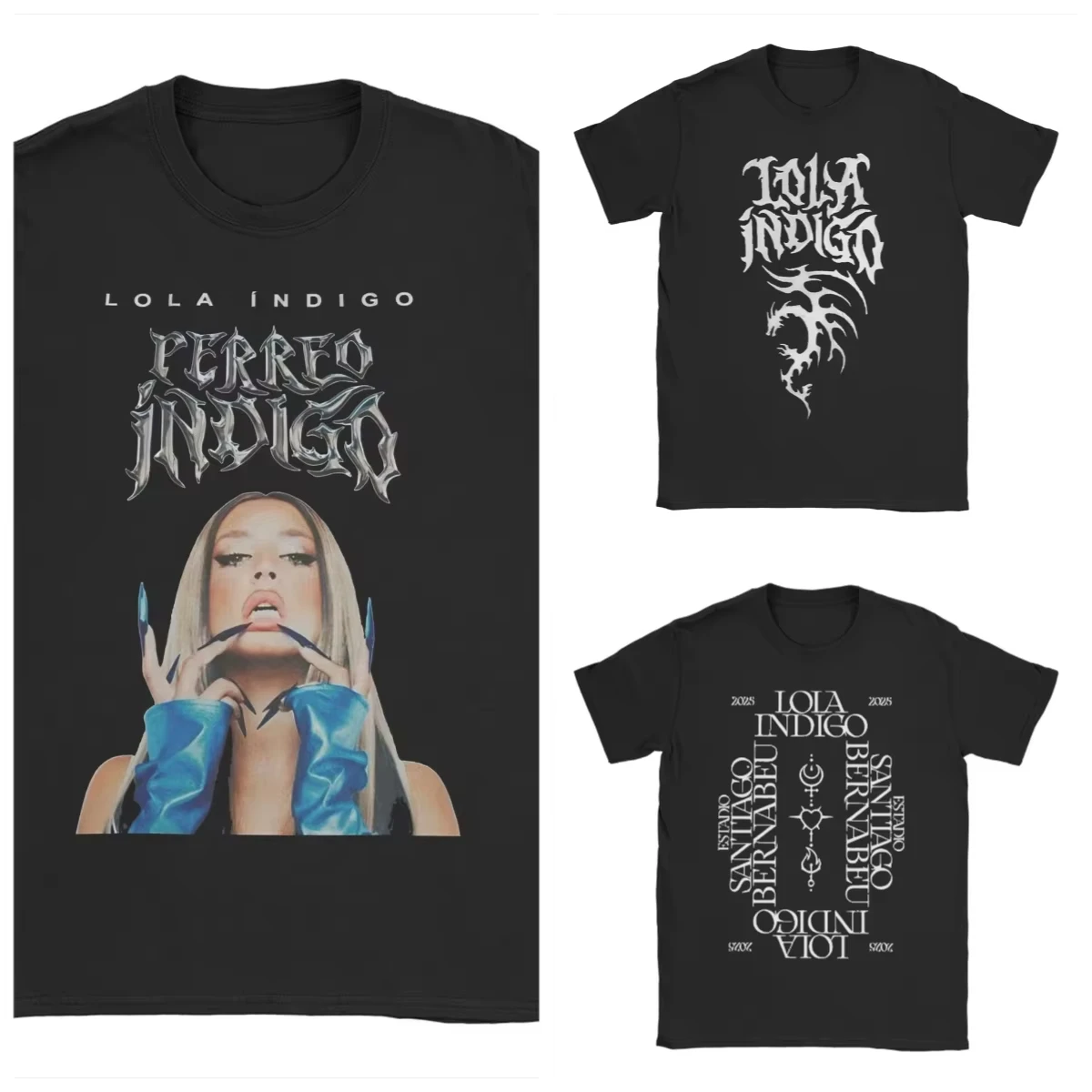 

2025 Lola Indigo Tour Merch T Shirt Men and Women Cotton Humorous T-Shirt Summer Singer Tee Short Sleeve Tops Plus Size Clothing