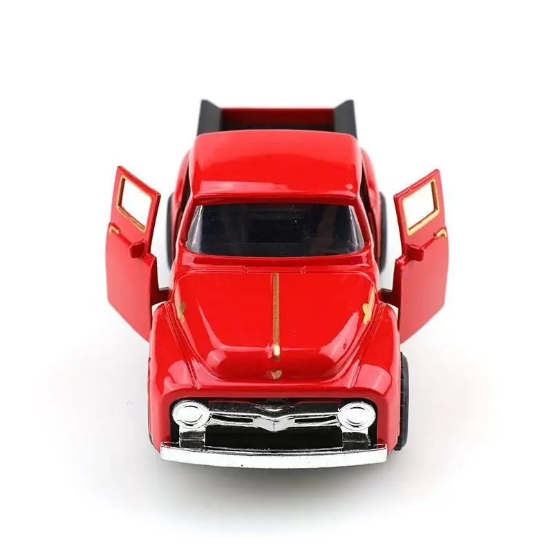 Neue Farbe Klassische Pickup Lkw Auto Modell Legierung Vintage Zurückziehen Diecast Auto Modell Weihnachten Jungen Spielzeug Geschenk Sammlung Dekor
