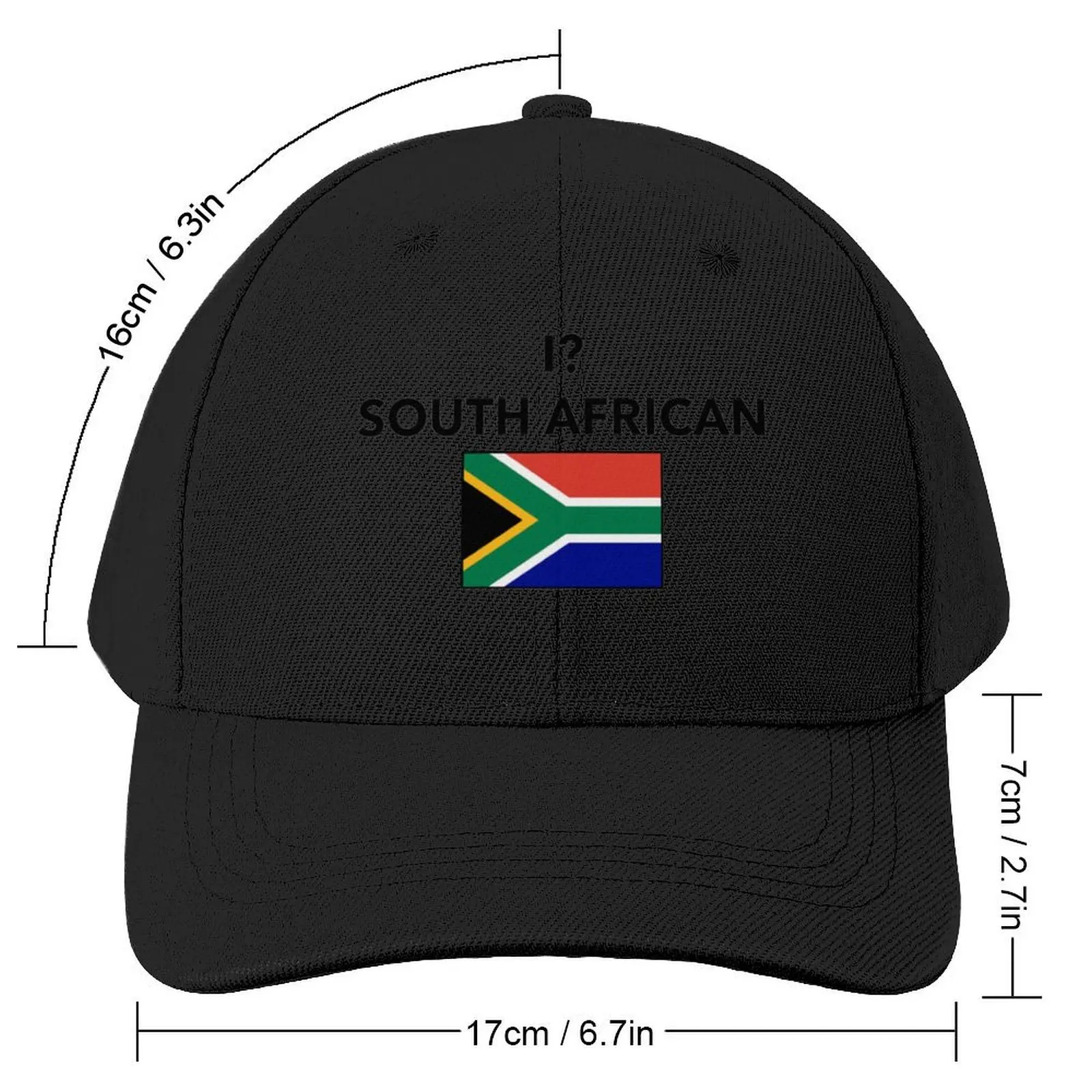 I am South African Baseball Cap Mountaineering Trucker Cap Luxury Man Hat Sun Hats For Women Men's