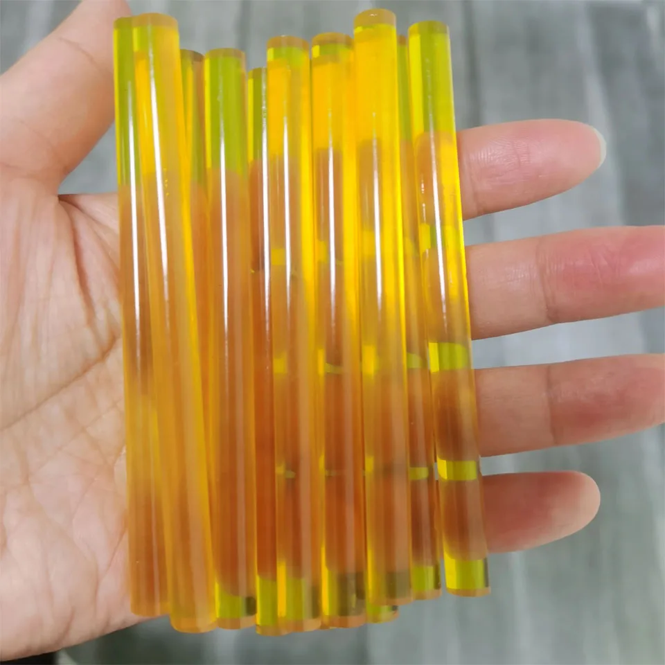 12개/묶음 0.7*10cm 핫멜트 글루스틱 케라틴 퓨전 건 본드 글루스틱 부드러운 케라틴 헤어 익스텐션 DIY 도구